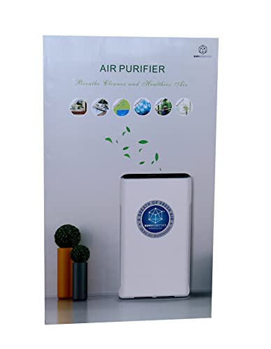 Air Purifier for Home Office Large Room, Sufi Robotics Air Cleaner 24 db 3- Stage H13 HEPA Filtration Efficiently Remove Odor Smoke Pet Dander, 3 Speed Adjustable and Night Light Optiona