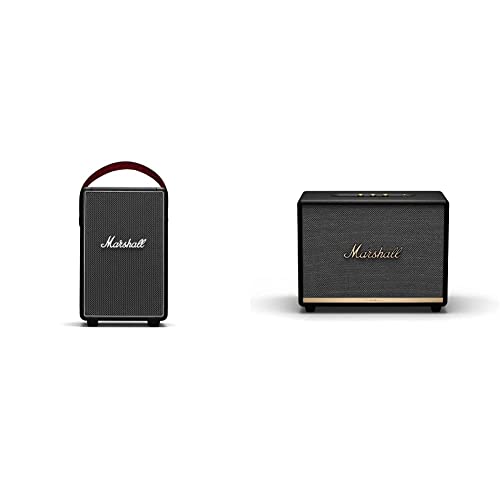 Marshall Tufton Portable Bluetooth Speaker - Black & Woburn II Wireless Bluetooth Speaker Black, New