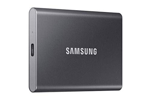 Samsung T7 Portable SSD - 1 TB - USB 3.2 Gen.2 Externe SSD Titan Gray (MU-PC1T0T/WW)