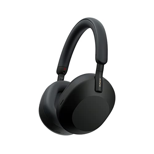 Sony WH-1000XM5 Wireless Industry Leading Noise Canceling Headphones with Auto Noise Canceling Optimizer, Crystal Clear Hands-Free Calling, and Alexa Voice Control, Black (Renewed)