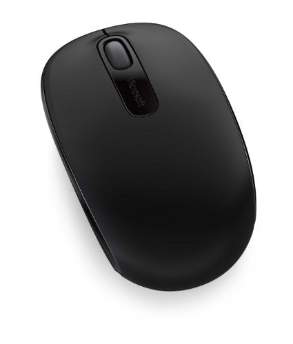 Microsoft Wireless Mobile Mouse 1850 - Black - Comfortable Right/Left Hand Use, Wireless Mouse with Nano transceiver, for PC/Laptop/Desktop, works with Mac/Windows 8/10/11 Computers