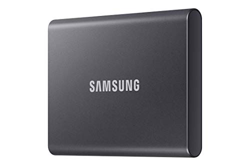 Samsung T7 Portable SSD - 2 TB - USB 3.2 Gen.2 Externe SSD Titan Gray (MU-PC2T0T/WW)