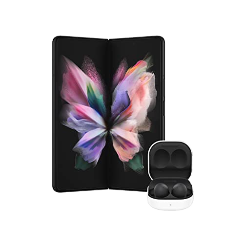 Samsung Electronics Galaxy Z Fold 3 5G Factory Unlocked Android Cell Phone with SAMSUNG Galaxy Buds 2 True Wireless Earbuds