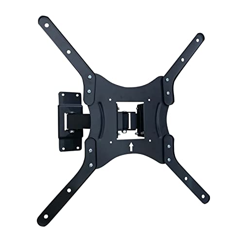 Djustable TV Wall Mount, Swivel and Tilting Arm Bracket for Most 23-55 inch LED LCD Monitor and Plasma TVs with Max VESA 400x400 Up to 80 lbs by WEVZENEY