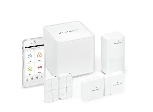 iSmartAlarm Preferred Home Security Package | Wireless DIY No Fee IFTTT & Alexa Compatible iOS & Android App | iSA3, White