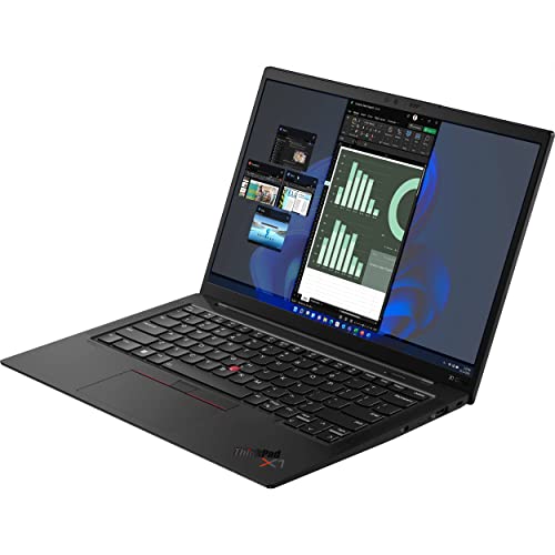 Lenovo Latest ThinkPad X1 Carbon Gen 10, Intel i7-1280P vPro(14 Cores), 14" 4K (3840 x 2400) IPS, Anti-Glare, Touch, 32GB DDR5, 2TB SSD, 5G WWAN, Nano SIM Card, 1080p Camera, Win 11 Pro - Carbon Fiber