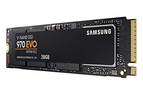 SAMSUNG 970 EVO 250GB - NVMe PCIe M.2 2280 SSD (MZ-V7E250BW)