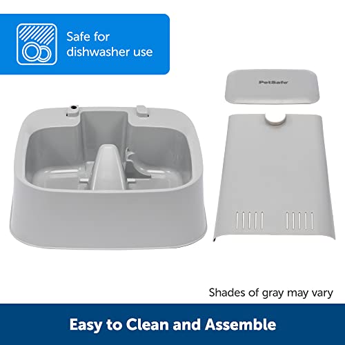 PetSafe Drinkwell Water Fountain for Cats, Dogs, or Multiple Pets - Automatic Water Bowl - Pump and Water Filter Included - Dishwasher Safe - Easy Clean Pet Dish - Water Dispenser - 2 Gallon/256 Ounce