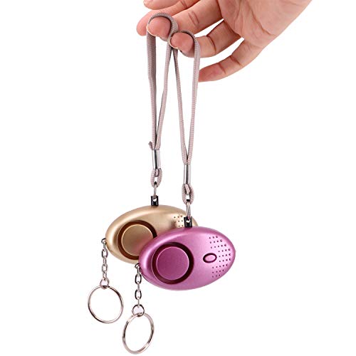 Taiker Personal Alarm for Women 140DB Emergency Self-Defense Security Alarm Keychain with LED Light for Women Kids and Elders-2 Pack