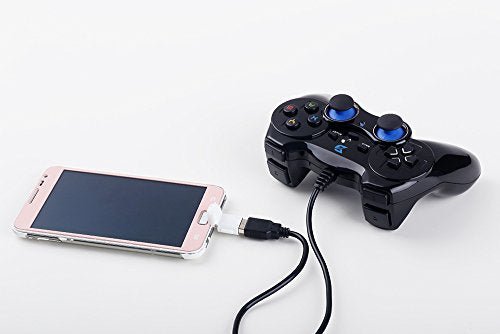 ZD-V+ USB Wired Gaming Controller Gamepad For PC/Laptop Computer(Windows XP/7/8/10/11) & PS3 & Android & Steam - [Black]