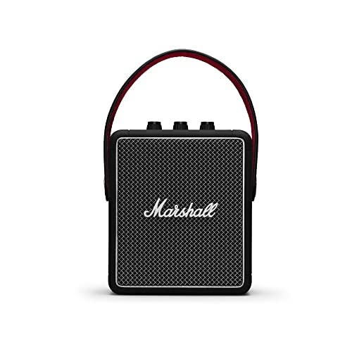 Marshall Uxbridge Home Voice Speaker with Amazon Alexa Built-in, Black & Stockwell II Portable Bluetooth Speaker - Black