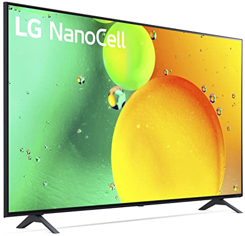 LG 65-Inch Class NANO75 Series Alexa Built-in 4K Smart TV, 60Hz Refresh Rate, AI-Powered 4K, Cloud Gaming (65NANO75UQA, 2022)