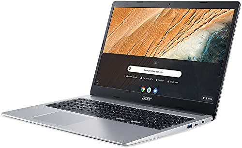 Acer Chromebook 315 Laptop Computer/ 15.6" Screen for Business Student/ AMD Quad-Core A12-9720P0 up to 3.6GHz/ 4GB DDR4/ iPuzzle 32GB eMMC/ 802.11AC WiFi/ Work from Home/ Silver/ Chrome OS