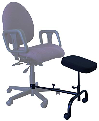 ErgoUP Single Leg Support Under Office Desk - Adjustable, Universal, Ergonomic Elevate Your Legs at Work