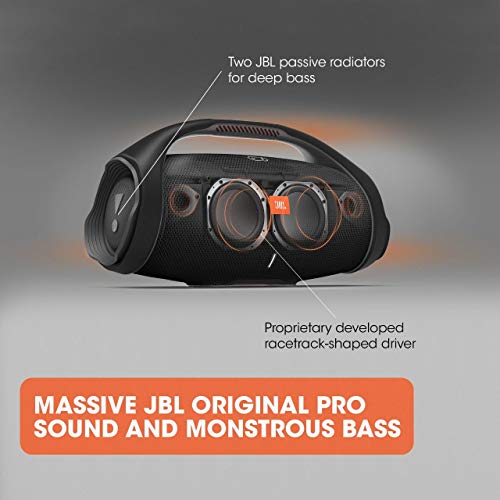 JBL Boombox 2 - Portable Bluetooth Speaker, Powerful Sound and Monstrous Bass(Black) & Xtreme 3 - Portable Bluetooth Speaker, Powerful Sound and Deep Bass, IP67 Waterproof, (Black)