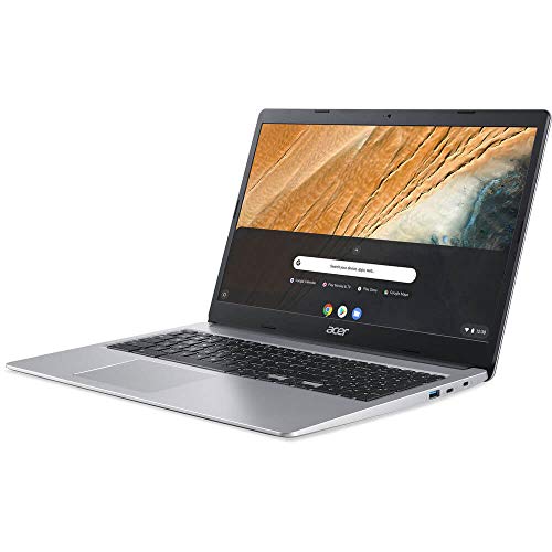 Acer Chromebook 315, Intel Celeron N4000, 15.6" HD Display, 4GB LPDDR4, 64GB eMMC, Gigabit WiFi, Google Chrome, CB315-3H-C4QE