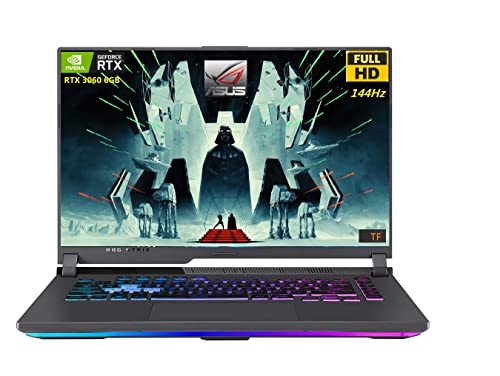 ASUS 2023 New ROG Strix Flagship G15 Gaming Laptop: 15.6" FHD 144Hz IPS Display, AMD Gaming 8-Core Ryzen 7-4800HX, 64GB DDR5, 4TB SSD, 6GB GeForce RTX 3060, WiFi-6, Backlit-KYB, USB-C, Win11H, T.F