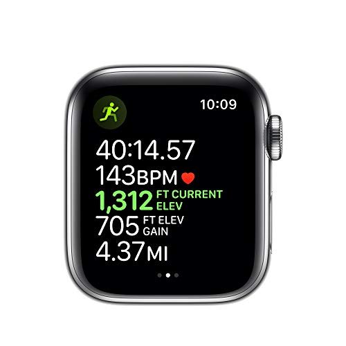 Apple Watch Series 5 (GPS + Cellular, 40mm) -  Stainless Steel Case with Milanese Loop