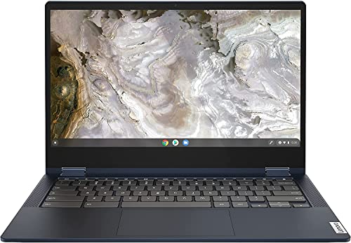 Lenovo Flex 5 13 Chromebook Laptop, 13.3 Inch FHD Touch Screen, Intel Core i3-1115G4 Processor, 8GB RAM, 64GB eMMC Storage, Intel UHD Graphics, Chrome OS, Bundle with JAWFOAL