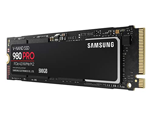 SAMSUNG 980 PRO 500GB PCIe 4.0 NVMe M.2 SSD V NAND Technology MZ V8P500BW