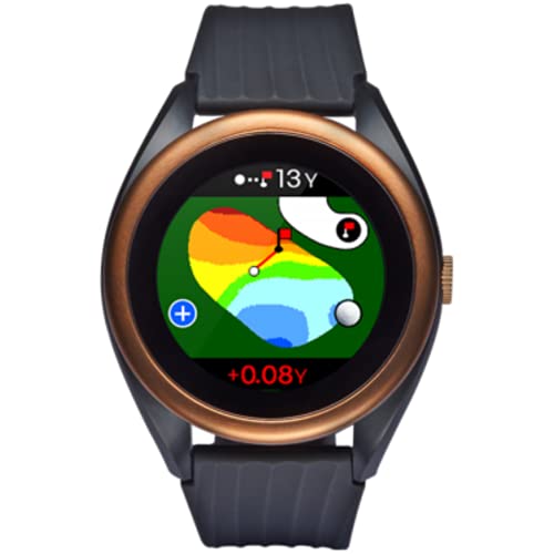 Voice Caddie T8 Golf GPS Watch, Black