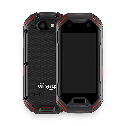 Unihertz Atom, The Smallest 4G Rugged Smartphone in The World, Android 9.0 Pie Unlocked Smart Phone with 4GB RAM and 64GB ROM