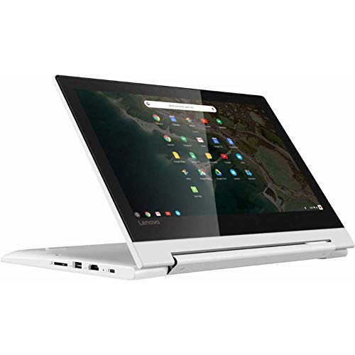 Lenovo 2-in-1 11.6" HD IPS Touchscreen LED-Backlight Chromebook | MediaTek MT8173c 2.1 GHz Quad-Core | 4GB RAM | 32GB EMMC | SD Memory Card Can Up to 128GB SSD | Chrome OS | Blizzard White