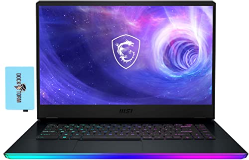 MSI Raider GE66 15.6" 2K QHD 240Hz 12th Gen Gaming Laptop (Intel i7-12700H 14-Core, 64GB DDR5 4800MHz RAM, 2x8TB PCIe SSD, GeForce RTX 3080 Ti, 15.6" 240Hz Win 11 Pro) with Hub