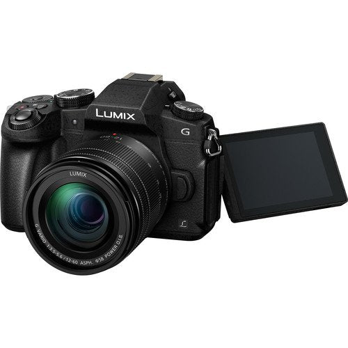 Panasonic Lumix DMC-G85 Mirrorless Micro Four Thirds Digital Camera with 12-60mm Lens Bundle with 64GB Memory Card + Replacement Battery + Carrying Case+ LCD Screen Protectors + More