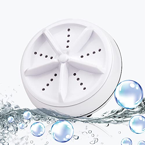 Luxury Stop Portable Washing Machine Mini Washing,Mini Dishwashers Portable Ultrasonic Turbo Disinfection Washing Machine with USB, Suitable for Home, Business, Travel, College Room, RV, Apartment