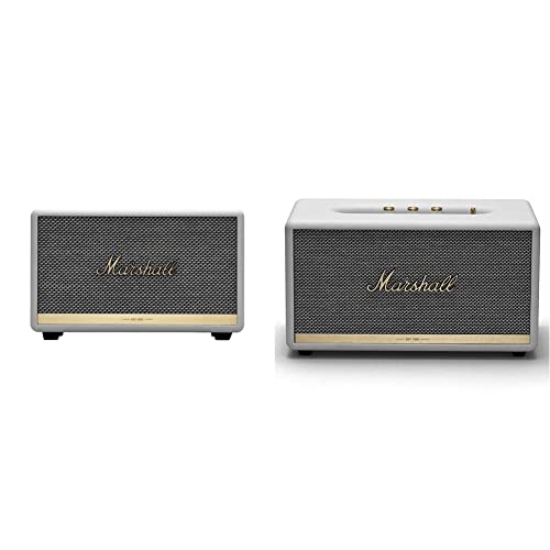 Marshall Acton II Bluetoth Speaker & Stanmore II Wireless Bluetooth Speaker, White - New