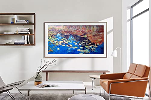 SAMSUNG 32-Inch Class QLED LS03B Series The Frame Quantum HDR Smart TV with Alexa Built-in (QN32LS03BBFXZA, 2022 Model)