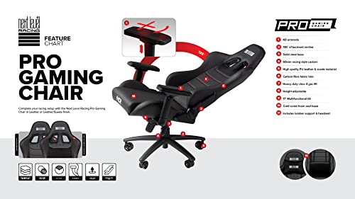 Next Level Racing Pro Gaming Chair Leather & Suede Edition (NLR-G003)