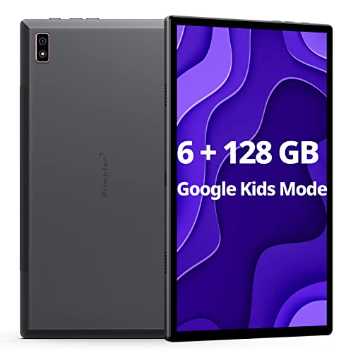 Android Tablet 10 inch, 6+128GB, 8 Core, 300Nits Brightness Full HD Display, 7000mAh, 5G AC WiFi, Bluetooth 5.0, Android 11 Tablets with Kids Mode Powered by Google, PlimPad P60