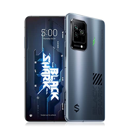 Black Shark 5 Gaming Phone, Xiaomi 5G Unlocked Cell Phone, Android Mobile Phones, |12+256GB | 144Hz Display | 120W Fast Charging Global Version- Grey