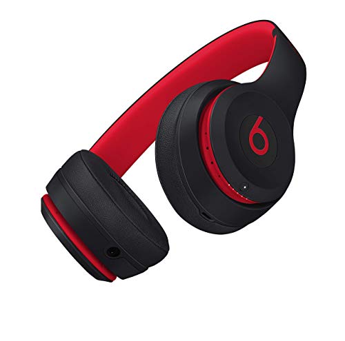 Beats Solo3 Wireless On-Ear Headphones - The Beats Decade Collection - Defiant Black-Red (Renewed Premium)