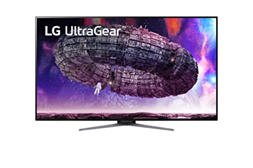 LG 48” Ultragear™ UHD OLED Gaming Monitor with Anti-Glare Low Reflection, 1.5M : 1 Contrast Ratio & DCI-P3 99% (Typ.) with HDR 10, 1ms (GtG) 120Hz Refresh Rate, HDMI 2.1 with 4-Pole Headphone Out