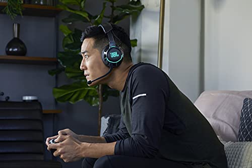 JBL Quantum 800 - Wireless Over-Ear Performance Gaming Headset with Active Noise Cancelling and Bluetooth 5.0 - Black