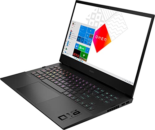 HP OMEN 16 Gaming & Entertainment Laptop (Intel i7-11800H 8-Core, 64GB RAM, 2x8TB PCIe SSD (16TB), RTX 3060, 16.1" 144Hz Full HD (1920x1080), Win 11 Pro) with MS 365 Personal , Hub