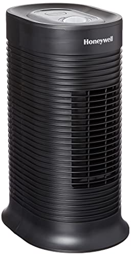 Honeywell HPA160 Tower Air Purifier HEPA Allergen Remover, Medium-Large Room & HPA060 HEPA Tower Air Purifier, Small Rooms (75 sq. ft.), Black