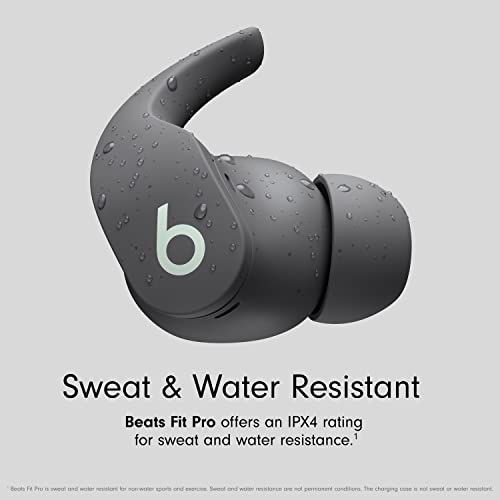 Beats Fit Pro - True Wireless Noise Cancelling Earbuds with $25 Amazon Gift Card - Apple H1 Headphone Chip, Compatible with Apple & Android, Class 1 Bluetooth®, Built-in Microphone - Sage Gray