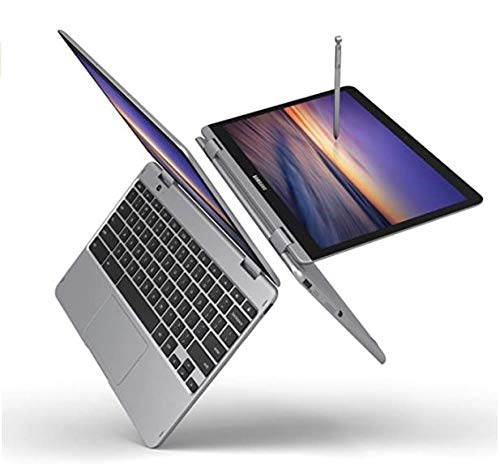 Samsung Chromebook Plus V2, 2-in-1, 4GB RAM, 32GB eMMC, 13MP Camera, Chrome OS, 12.2", 16:10 Aspect Ratio, Stealth Silver (XE521QAB-K01US)