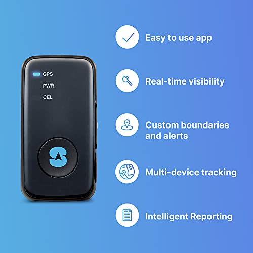 Spytec GPS GL300 Real-Time GPS Tracker for Vehicles Cars Trucks Loved Ones Asset Tracker with App and Free Weatherproof Magnetic Case