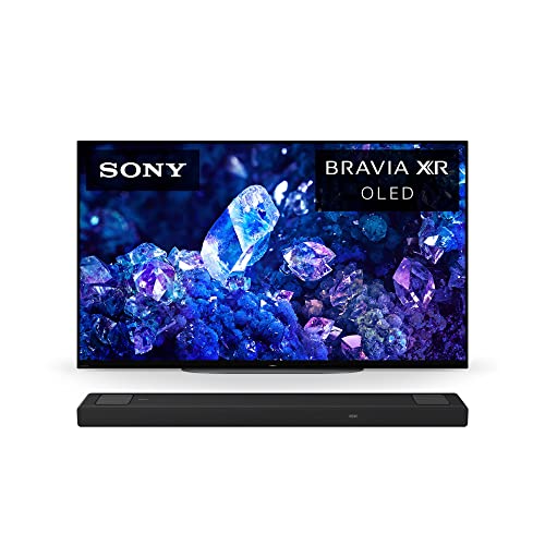 Sony 48 Inch 4K Ultra HD TV A90K Series:BRAVIA XR Smart Google TV, Dolby Vision HDR, Exclusive Features for PS 5 XR48A90K- 2022 Model w/HT-A5000 5.1.2ch Dolby Sound Bar Surround Sound Home Theater