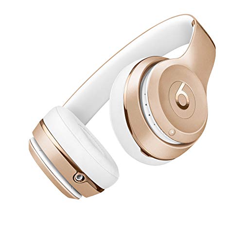 Beats Solo3 Wireless On-Ear Headphones - Apple W1 Headphone Chip, Class 1 Bluetooth, 40 Hours of Listening Time - Gold (Previous Model)