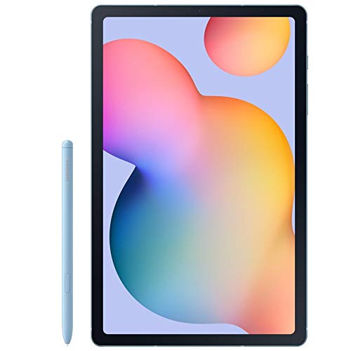 Samsung Galaxy Tab S6 Lite w/S Pen (128GB, 4GB) 10.4, Octa-core Exynos 9610, 7040mAh Battery, Android 10, Wi-Fi Tablet SM-P610 (64GB SD Bundle) (Angora Blue)