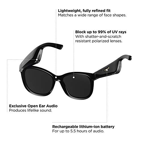 Bose Frames Soprano, Smart Glasses, Bluetooth Audio Sunglasses, Black & Frames Charging Cable- Replacement charging cable for your Bose Frames Audio Sunglasses