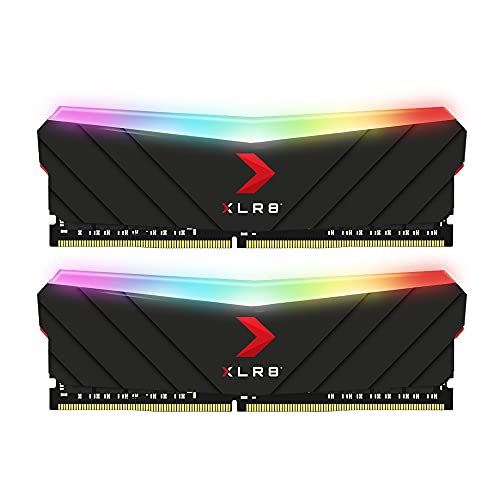 PNY XLR8 Gaming 32GB (2x16GB) DDR4 DRAM 3600MHz (PC4-28800) CL18 1.35V RGB Dual Channel Desktop (DIMM) Memory – MD32GK2D4360018XWRGB