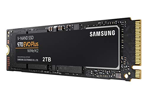 SAMSUNG 970 EVO Plus SSD 2TB - M.2 NVMe Interface Internal Solid State Drive with V-NAND Technology (MZ-V7S2T0B/AM)