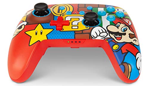 PowerA Enhanced Wireless Controller for Nintendo Switch - Mario Pop (Only at Amazon)